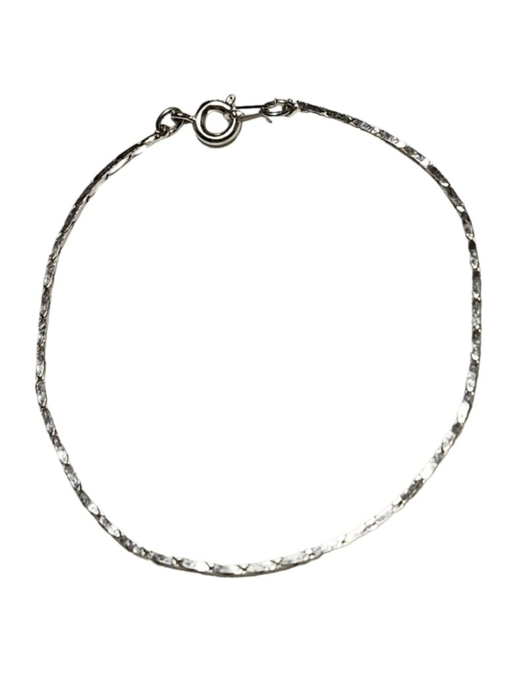 Vintage Delicate Chain Bracelet Silver Tone Classic Minimalist Fashion Jewelry